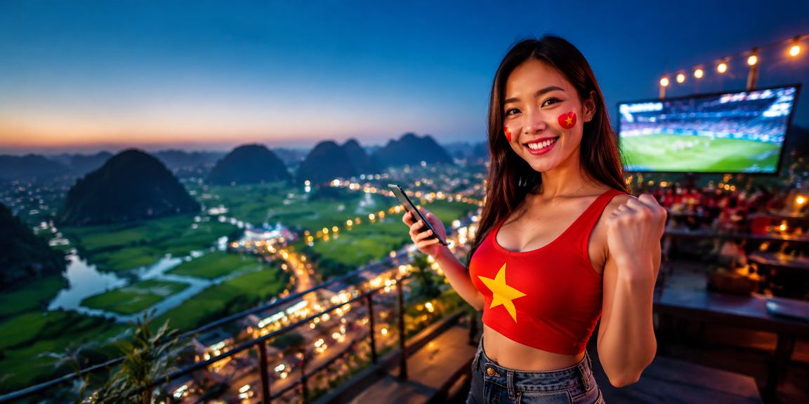 Người dùng Ninh Bình truy cập casino di động với cảnh quan thiên nhiên