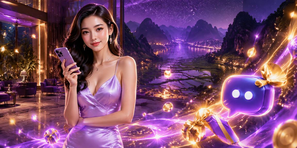 Cảnh đêm Ninh Bình với ánh đèn neon rực rỡ và không khí đăng ký nhận thưởng