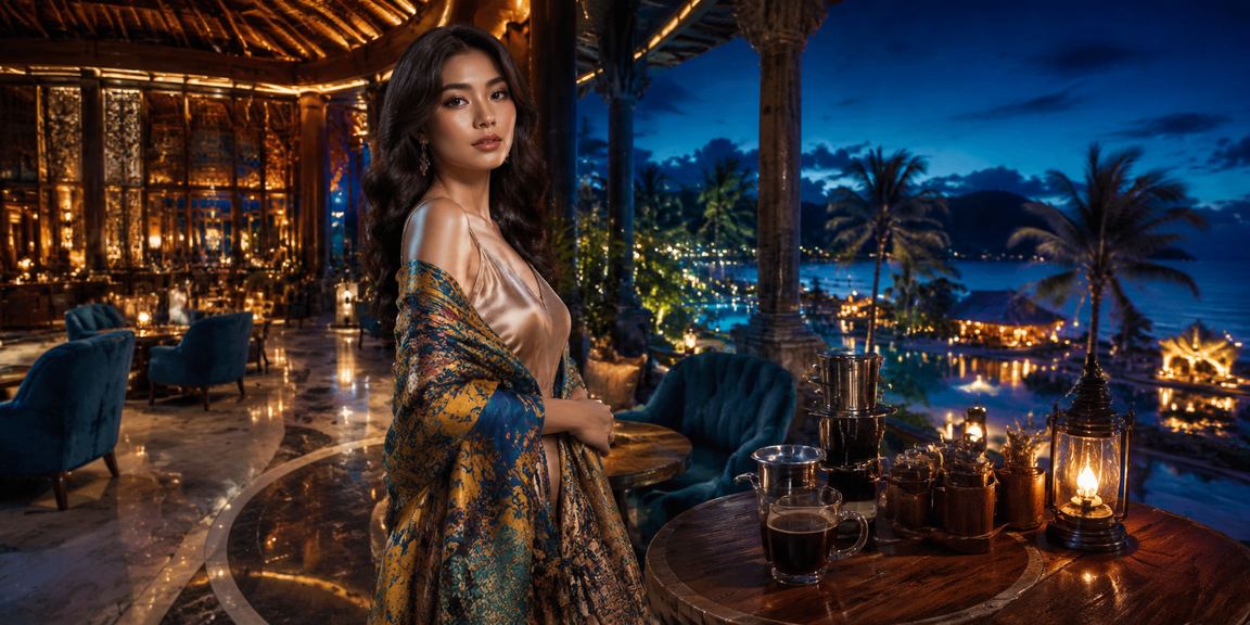 Du khách tận hưởng giải trí casino trực tuyến tại vùng núi Sapa với tách cà phê
